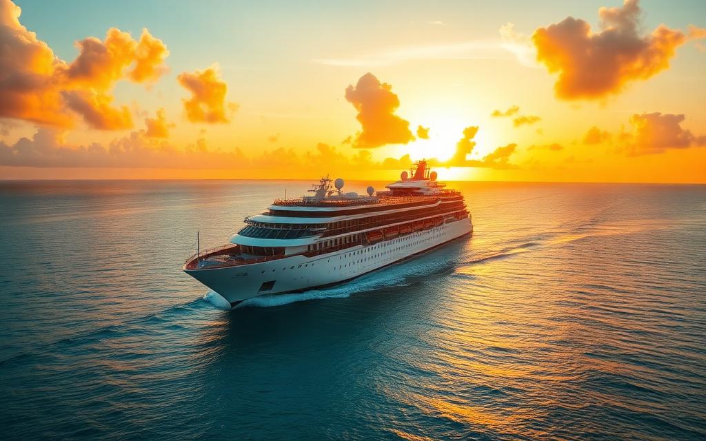 Atardecer en crucero