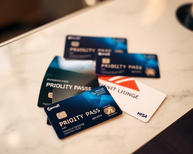 Tarjetas de crédito premium con acceso a salas VIP